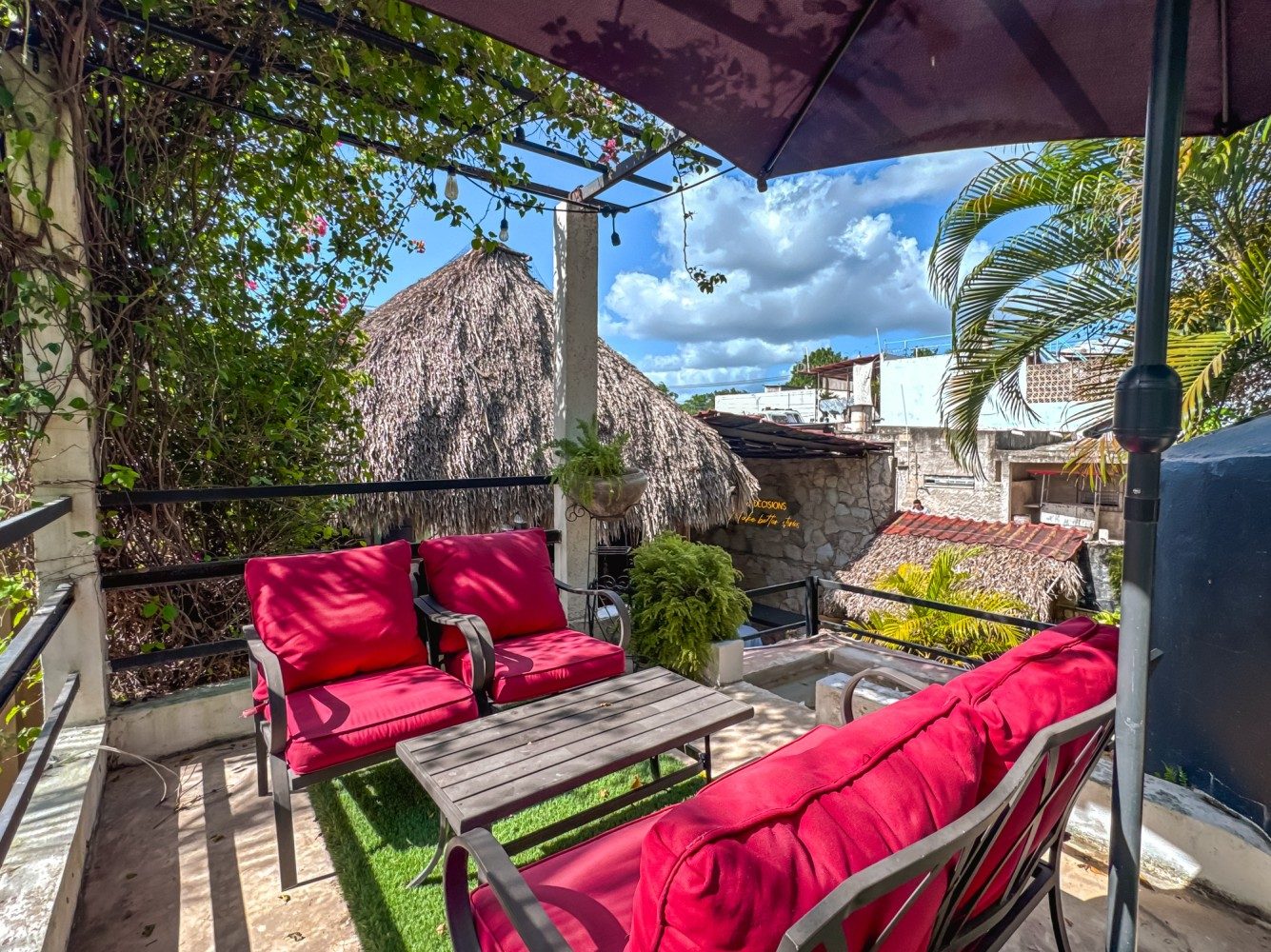 Terraza con vista a los techos de Valladolid